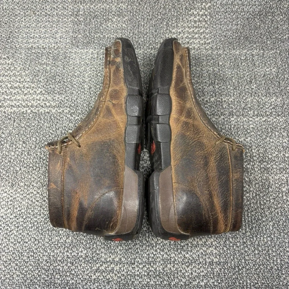 Justin Cappie 232 Mens 9.5M Work Shoes Oil Slip Resistant Leather Chukka Boots
